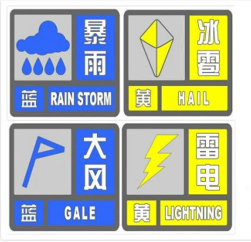 厲害了北京:暴雨冰雹大風雷電四預警齊發 今天天氣涼爽噠